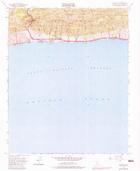 Gaviota 1953 topographic map thumbnail