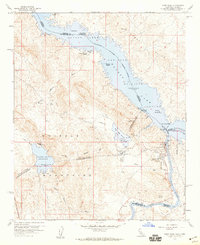 Gene Wash 1959 topographic map thumbnail
