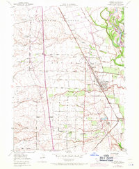 Gerber 1950 topographic map thumbnail