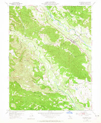 Geyserville 1955 topographic map preview
