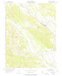 Geyserville 1955 topographic map thumbnail