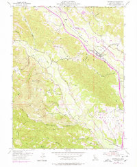Geyserville 1955 topographic map preview