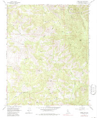 Gibbon Peak 1965 topographic map thumbnail