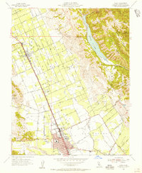 Gilroy 1955 topographic map thumbnail