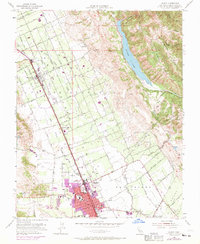 Gilroy 1955 topographic map thumbnail