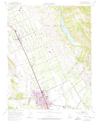 Gilroy 1955 topographic map thumbnail