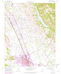 Gilroy 1955 topographic map preview