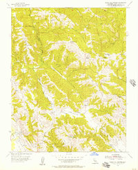 Gilroy Hot Springs 1955 topographic map thumbnail