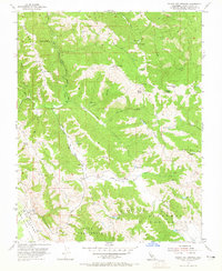 Gilroy Hot Springs 1955 topographic map thumbnail