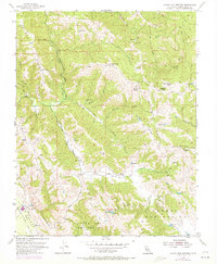 Gilroy Hot Springs 1955 topographic map thumbnail