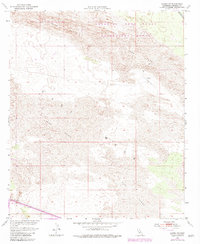 Glamis SW 1954 topographic map thumbnail