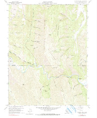 Glascock Mtn 1958 topographic map thumbnail