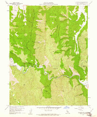 Glascock Mtn 1958 topographic map thumbnail