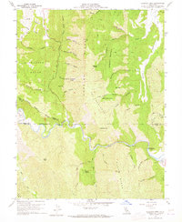 Glascock Mtn 1958 topographic map thumbnail