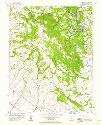 Glen Ellen 1954 topographic map thumbnail