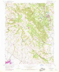 Glen Ellen 1954 topographic map thumbnail