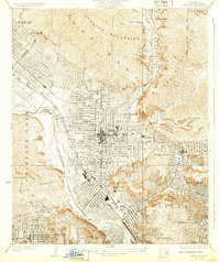 Glendale 1928 topographic map thumbnail