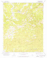 Glennville 1972 topographic map thumbnail