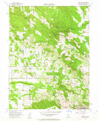Gold Hill 1954 topographic map thumbnail