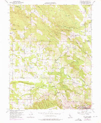 Gold Hill 1954 topographic map thumbnail