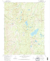 Gold Lake 1981 topographic map thumbnail