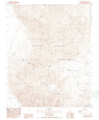 Gold Valley 1988 topographic map thumbnail