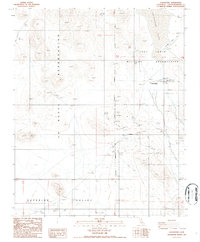 Goldstone 1986 topographic map thumbnail
