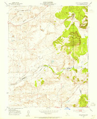 Goose Creek 1953 topographic map thumbnail