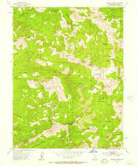 Granite Chief 1953 topographic map thumbnail