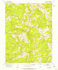 Granite Chief 1953 topographic map thumbnail