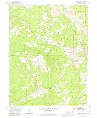 Granite Chief 1953 topographic map thumbnail