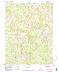 Granite Chief 1953 topographic map thumbnail