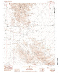 Granite Pass 1985 topographic map thumbnail