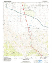 Grapevine 1991 topographic map thumbnail