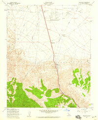 Grapevine 1958 topographic map preview