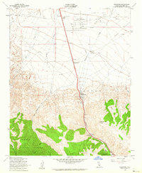 Grapevine 1958 topographic map preview