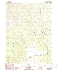 Grass Lake 1986 topographic map thumbnail