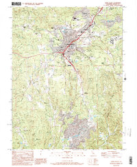 Grass Valley 1995 topographic map thumbnail