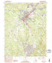 Grass Valley 1995 topographic map thumbnail