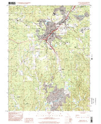 Grass Valley 1998 topographic map thumbnail