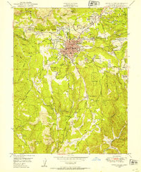 Grass Valley 1949 topographic map thumbnail