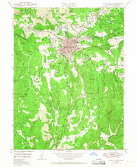 Grass Valley 1949 topographic map thumbnail