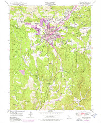 Grass Valley 1949 topographic map thumbnail