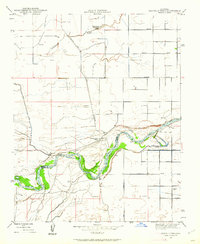 Gravelly Ford 1946 topographic map preview
