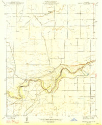 Gravelly Ford 1947 topographic map thumbnail