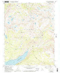 Graveyard Peak 1982 topographic map thumbnail