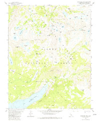 Graveyard Peak 1982 topographic map thumbnail