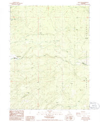 Grays Peak 1985 topographic map thumbnail