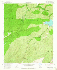 Green Valley 1958 topographic map thumbnail