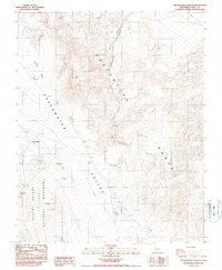 Greenwater Canyon 1987 topographic map thumbnail
